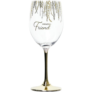 Friend Gift Boxed 19 oz Crystal Wine Glass