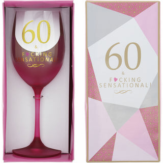 60 Gift Boxed 19 oz Crystal Wine Glass