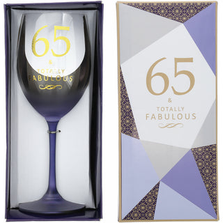 65 Gift Boxed 19 oz Crystal Wine Glass