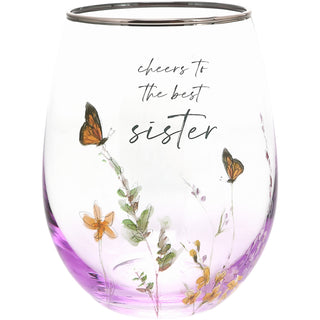 Sister 20 oz Stemless Wine Glass
