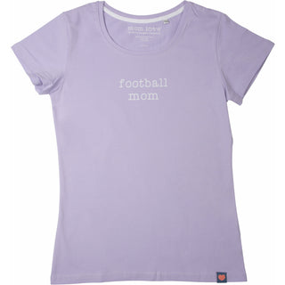 Football Mom Purple T-Shirt