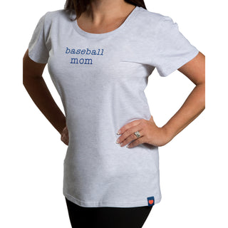 Baseball Mom Gray T-Shirt