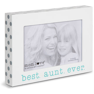 Best Aunt  7.5" x 5.5" Frame (Holds 4" x 6" Photo)