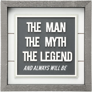 Man Myth Legend  10" Plaque