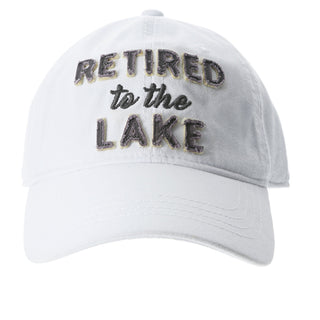 Lake White Adjustable Hat