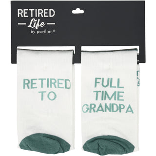 Full Time Grandpa Cotton Blend Sock