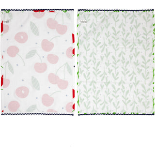 Cherries Tea Towel Gift Set (2 - 20" x 28")