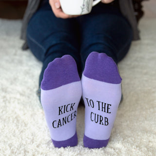 Kick Cancer Unisex Sock
