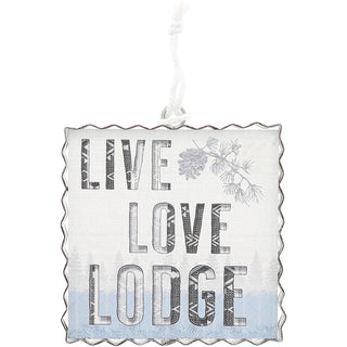 Live Love Lodge 6" Plaque