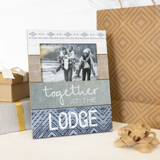 At The Lodge 7.75" x 10" Frame (Holds 4" x 6" Photo)