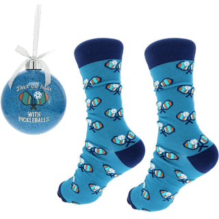 Deck the Halls 4" Ornament with Unisex Sock