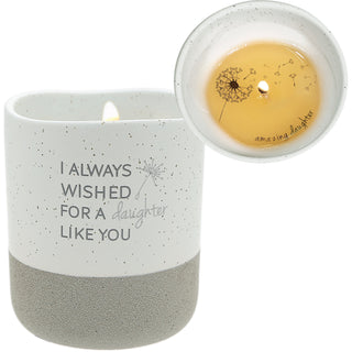Daughter Like You 10 oz - 100% Soy Wax Reveal Candle
Scent: Tranquility