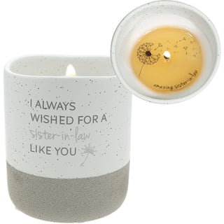 Sister-In-Law Like You 10 oz - 100% Soy Wax Reveal Candle
Scent: Tranquility