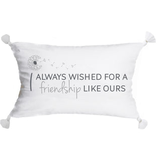Friendship Like Ours 20" x 12" Throw Pillow