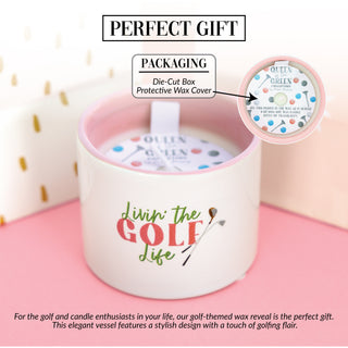 Golf Life 8 oz 100% Soy Wax Reveal, Single Wick Candle
Scent: Tranquility