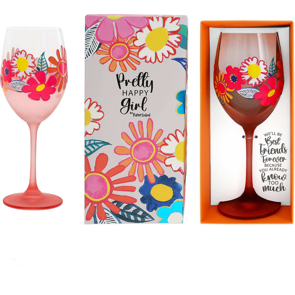 Best Friends Gift Boxed 18 oz Wine Glass – Pavilion