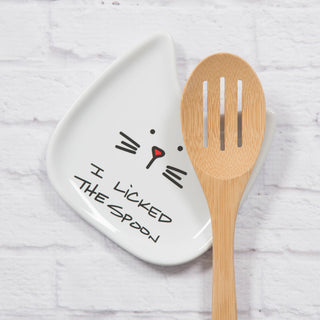 Licked the Spoon 5" Ceramic Spoon Rest