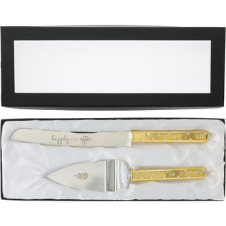 Happily Ever After Cake Knife and Server Set