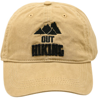 Out Hiking Tan Adjustable Hat