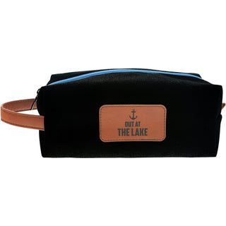Out At The Lake Canvas Toiletry Bag