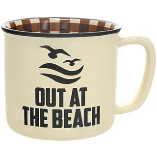 Out at the Beach 18 oz Mug