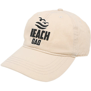 Beach Dad Beige Adjustable Hat