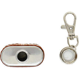 Out at the Lake PU Leather & Stainless Steel 1 oz Mini Flask