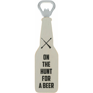 Hunting 7" Bottle Opener Magnet
