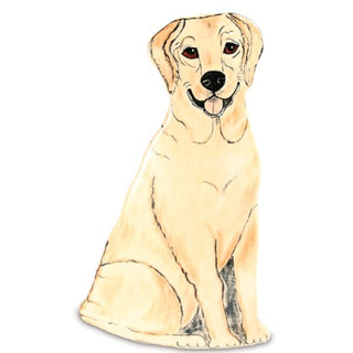 Brutus - Yellow Labrador 11.25" Large Dog Vase