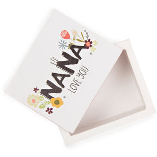 Nana 2.25" x 2" x 1.5" MDF Trinket Box