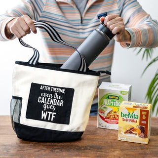 After Tuesday Insulated Canvas Lunch Tote