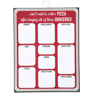 Pizza 8" x 10.25" Magnetic Notepad