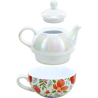 Mom Tea for One
(14.5 oz Teapot & 10 oz Cup)