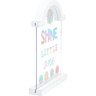 Shine Little One 8" Self Standing Plaque