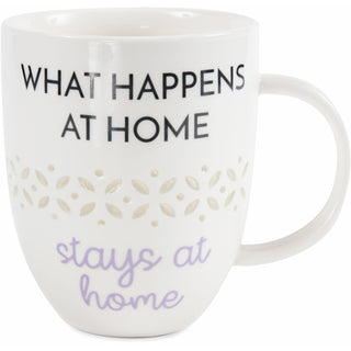 Stays at Home 24 oz Pierced Porcelain Cup