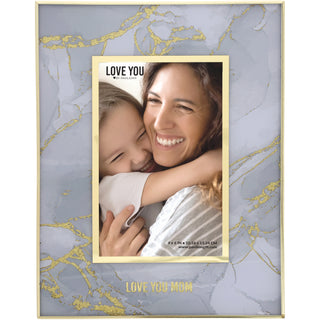Love You Mom 7.25" x 9.75"  Frame
(Holds 4" x 6" Photo)
