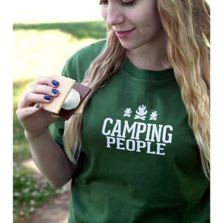 Camping People   Green Unisex T-Shirt