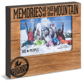 Mountain People 6.75" x 7.45" Frame (holds 4" x 6" photo)