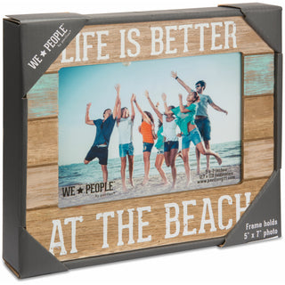 Beach People 7.25" x 9" Frame
(Holds 5" x 7" photo)