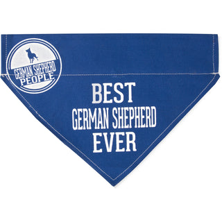 Best German Shepherd 12" x 8" Canvas Slip on Pet Bandana