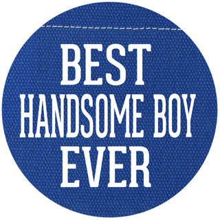 Handsome Boy 7" x 5" Canvas Slip on Pet Bandana