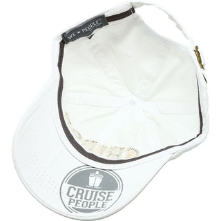 Cruise People White Adjustable Hat