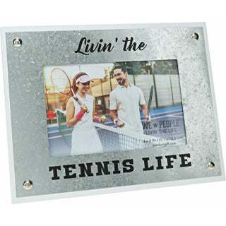 Tennis Life 8.5" x 6.5" Frame
(Holds 4" x 6" Photo)