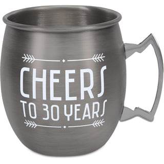 30 Years 20 oz Stainless Steel Moscow Mule