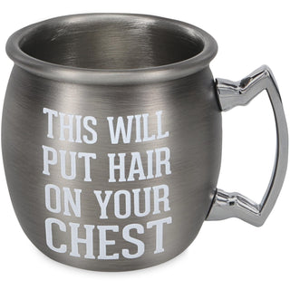 Hair on Your Chest 2 oz Stainless Steel Moscow Mule Shot
