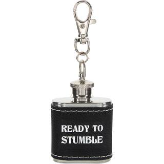 Stumble PU Leather & Stainless Steel 1 oz Mini Flask