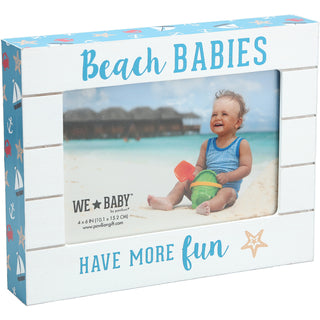 Beach Babies 7.5" x 6" Frame (Holds 6" x 4" Photo)