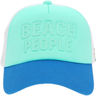 Beach People Adjustable Light Blue Neoprene Mesh Hat