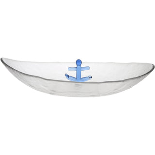 Anchor 12" Glass Platter with 3D Icon