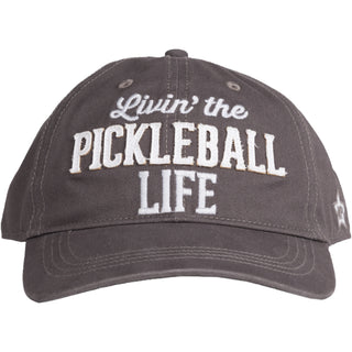 Pickleball Life Dark Gray Adjustable Hat